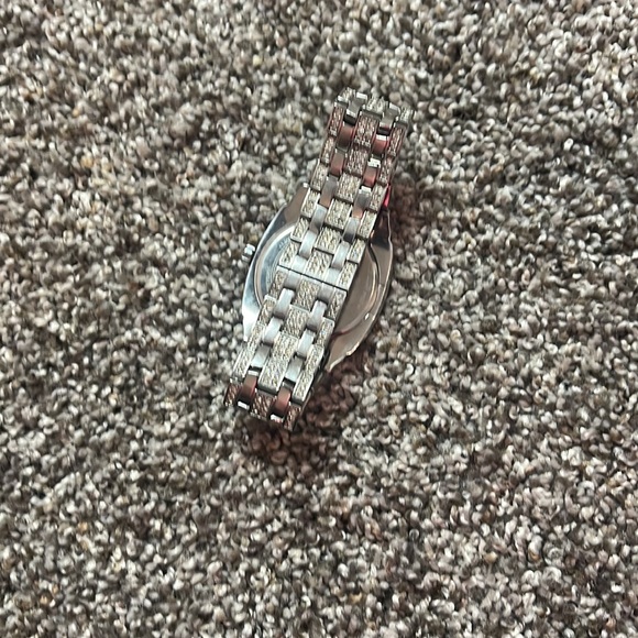 Silver diamond watch - Picture 2 of 4